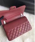 Сумка Large Classic Grained Calfskin Bag Maroon